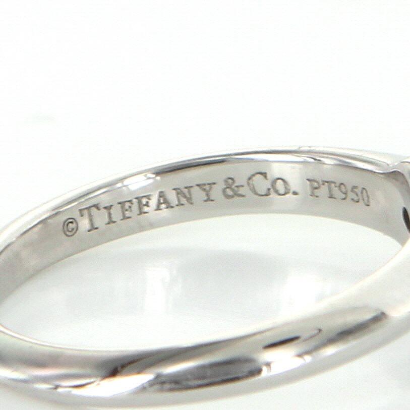Tiffany & Co .64ct Diamond Engagement Ring Setting Platinum Estate Certificate 5 en vente 3