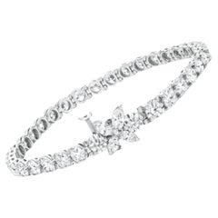 Tiffany & Co. Bracelet Victoria en platine avec diamants de 6.53 carats