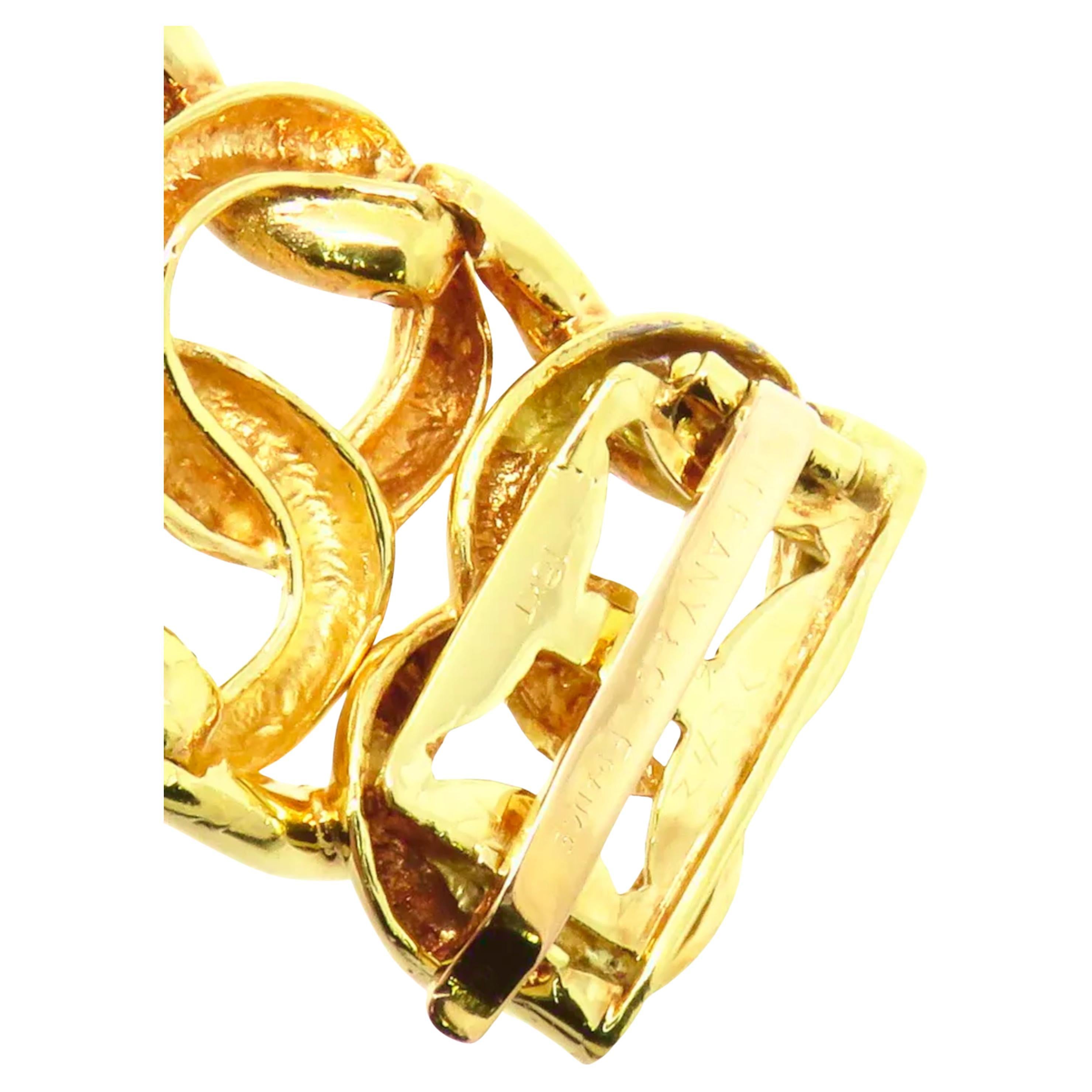 Contemporain Tiffany & Co., bracelet en or jaune 18 carats 68 grammes en vente