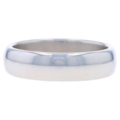 Tiffany & Co. 6mm Men's Wedding Band - Platinum 950 Ring 10 1/4