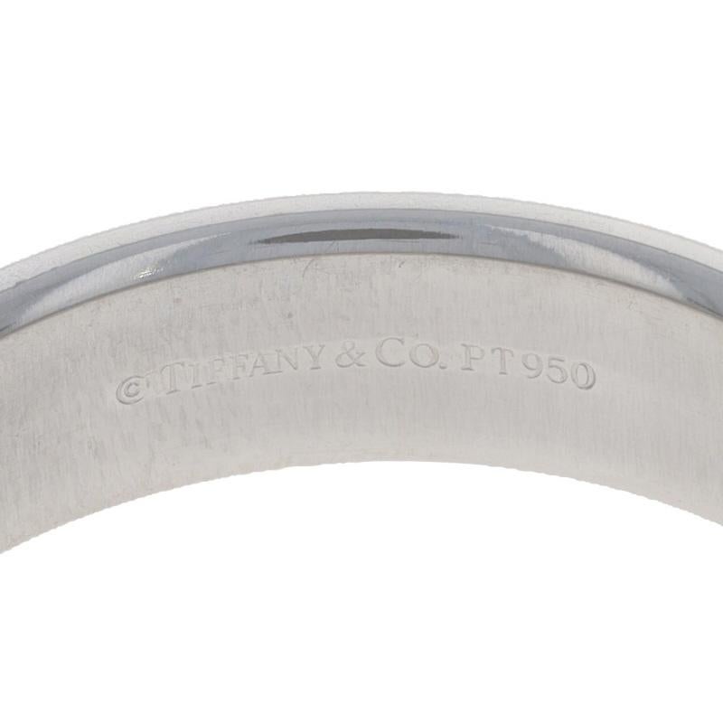 Tiffany & Co. 6mm Herren-Hochzeitsring aus Platin 950 von Tiffany & Co. 11 3/4 3