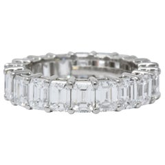 Tiffany & Co. 7.50 Carat Diamond Platinum Eternity Band Ring