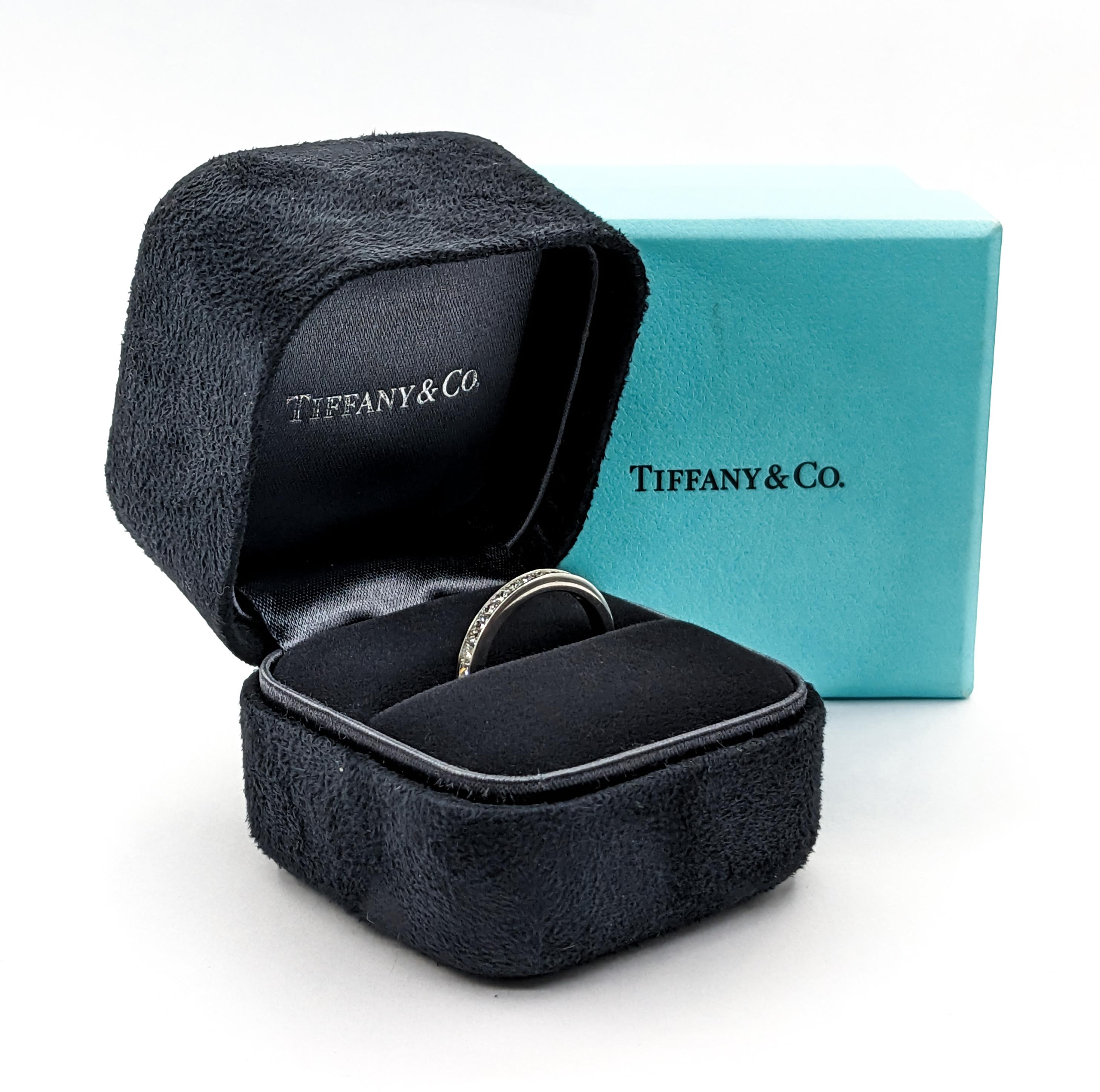 Tiffany & Co. .75ctw Diamond Ring In Platinum For Sale 4
