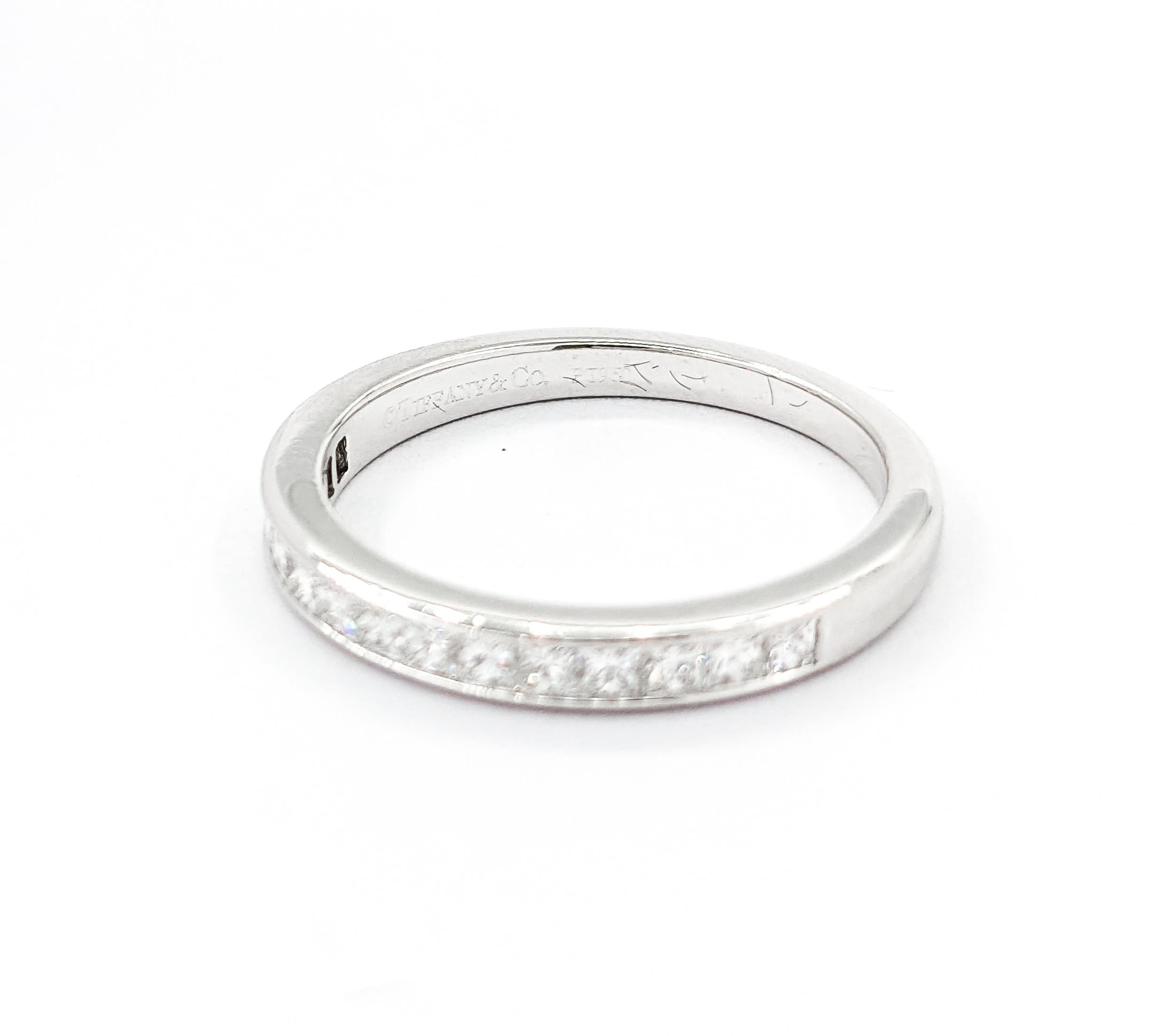 Tiffany & Co. .75ctw Diamant Ring in Platin im Angebot 2