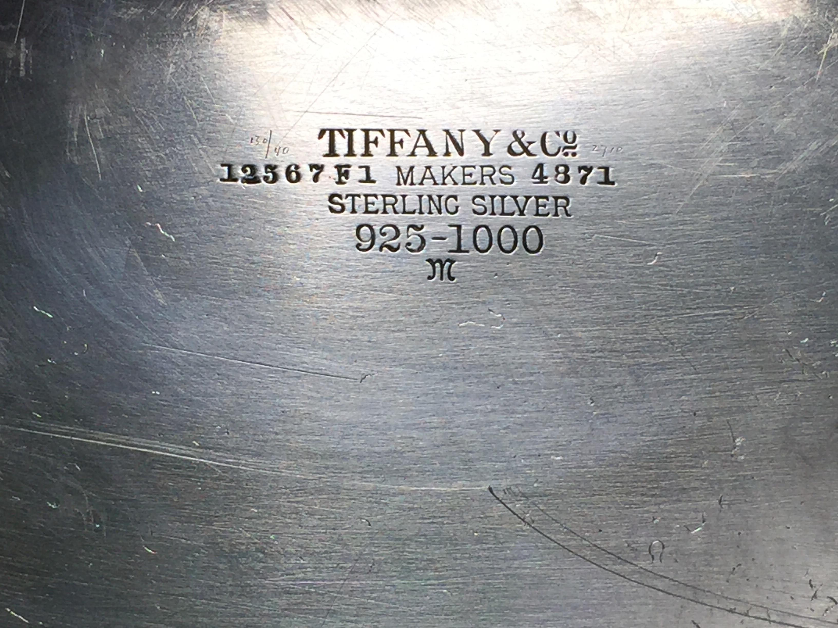 Tiffany & Co. 8-Piece Sterling Silver Tea / Coffee Service in Art Deco Style 14