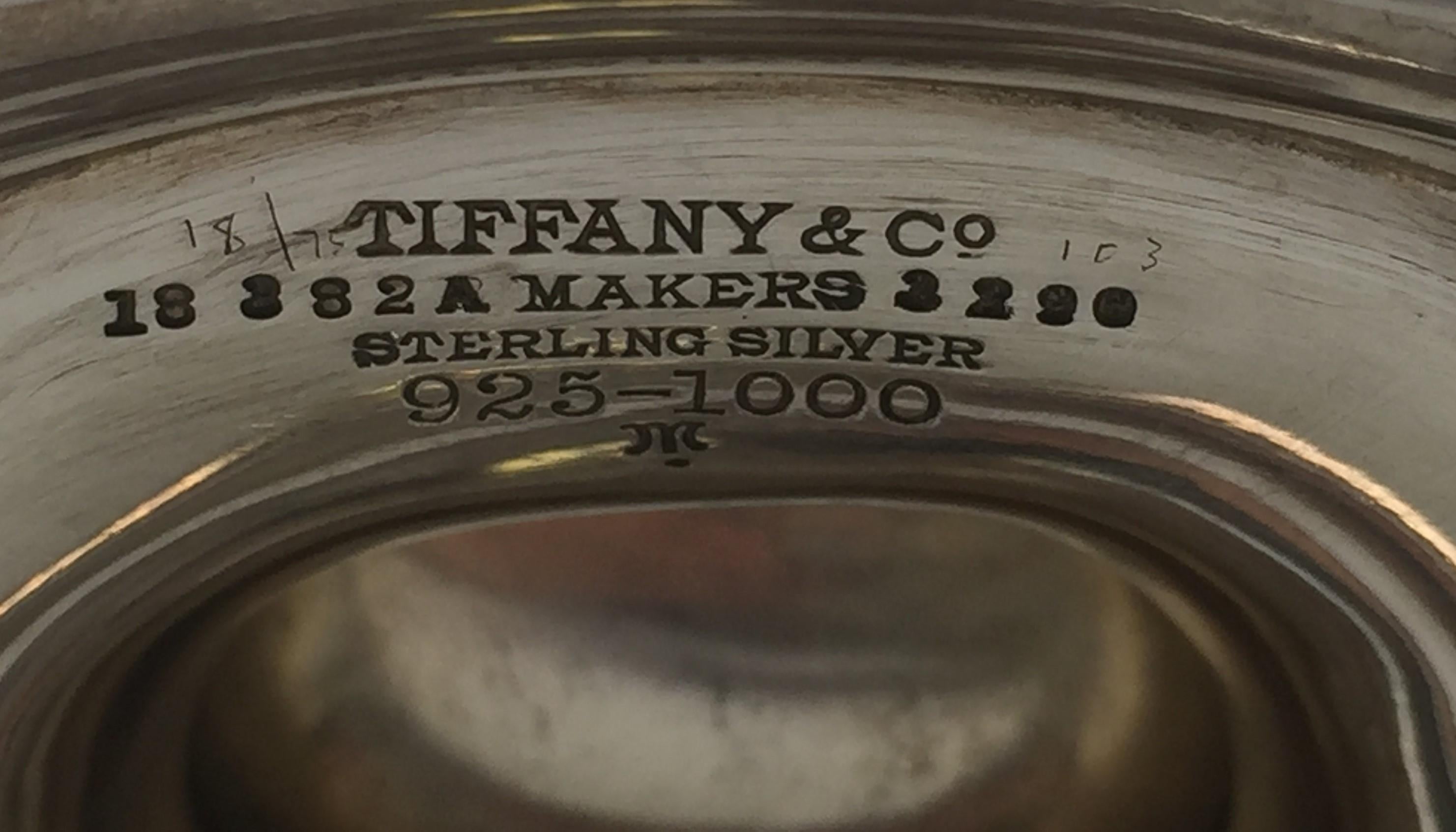 Tiffany & Co. 8-Piece Sterling Silver Tea / Coffee Service in Art Deco Style 15