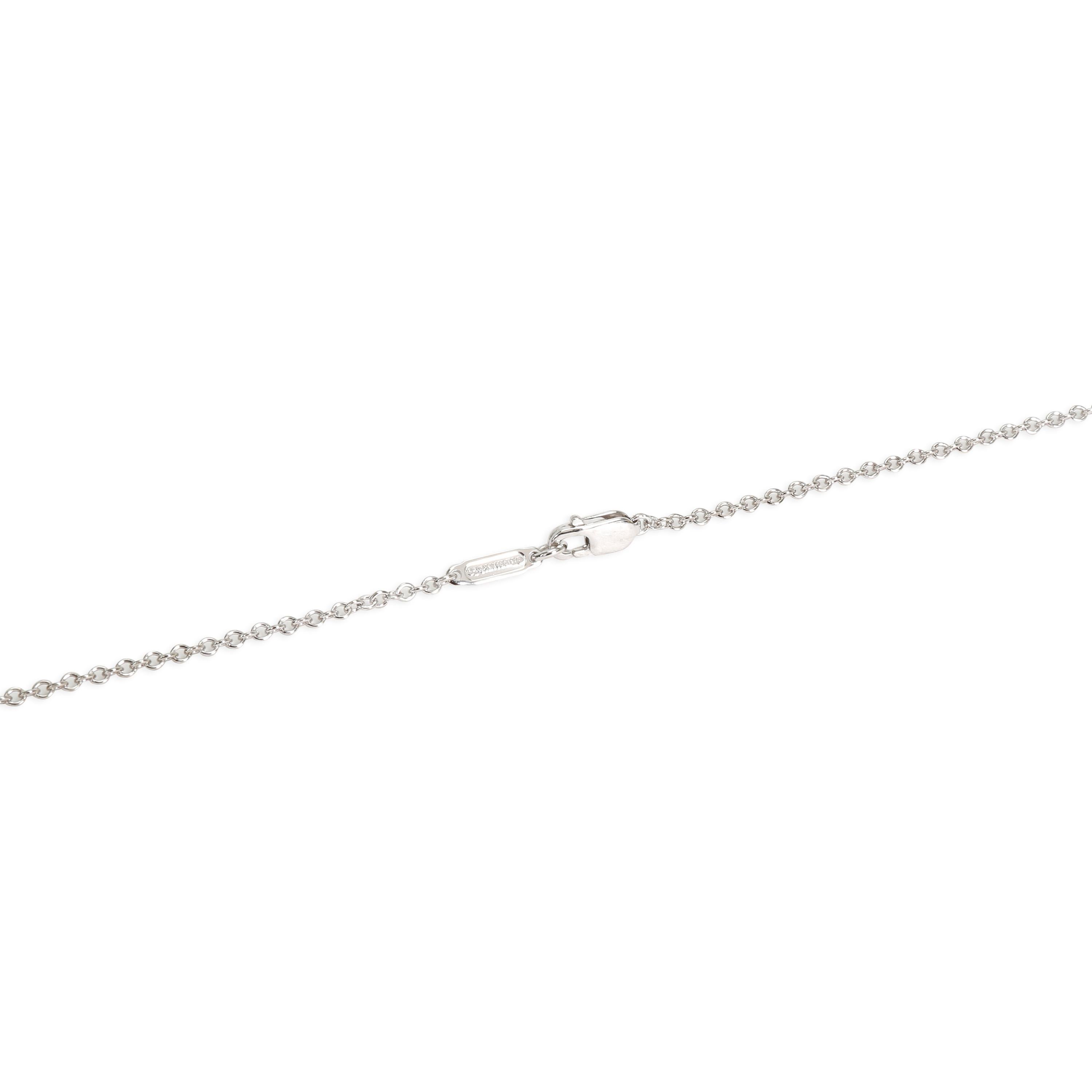Tiffany & Co. 8 Station Diamond Necklace in Platinum 0.56 Carat In Excellent Condition In New York, NY