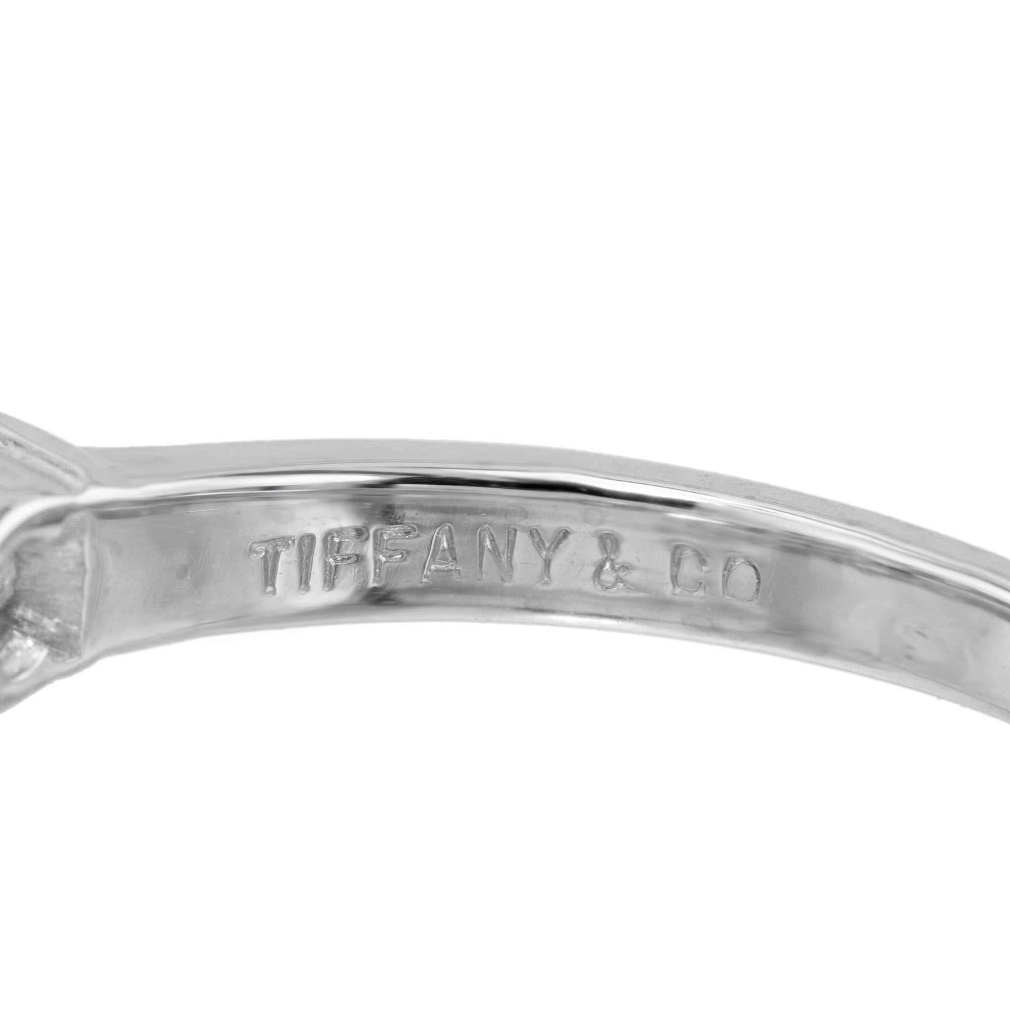 Tiffany & Co. .81 Carat Round Baguette Diamond Platinum Wedding Band Ring 3