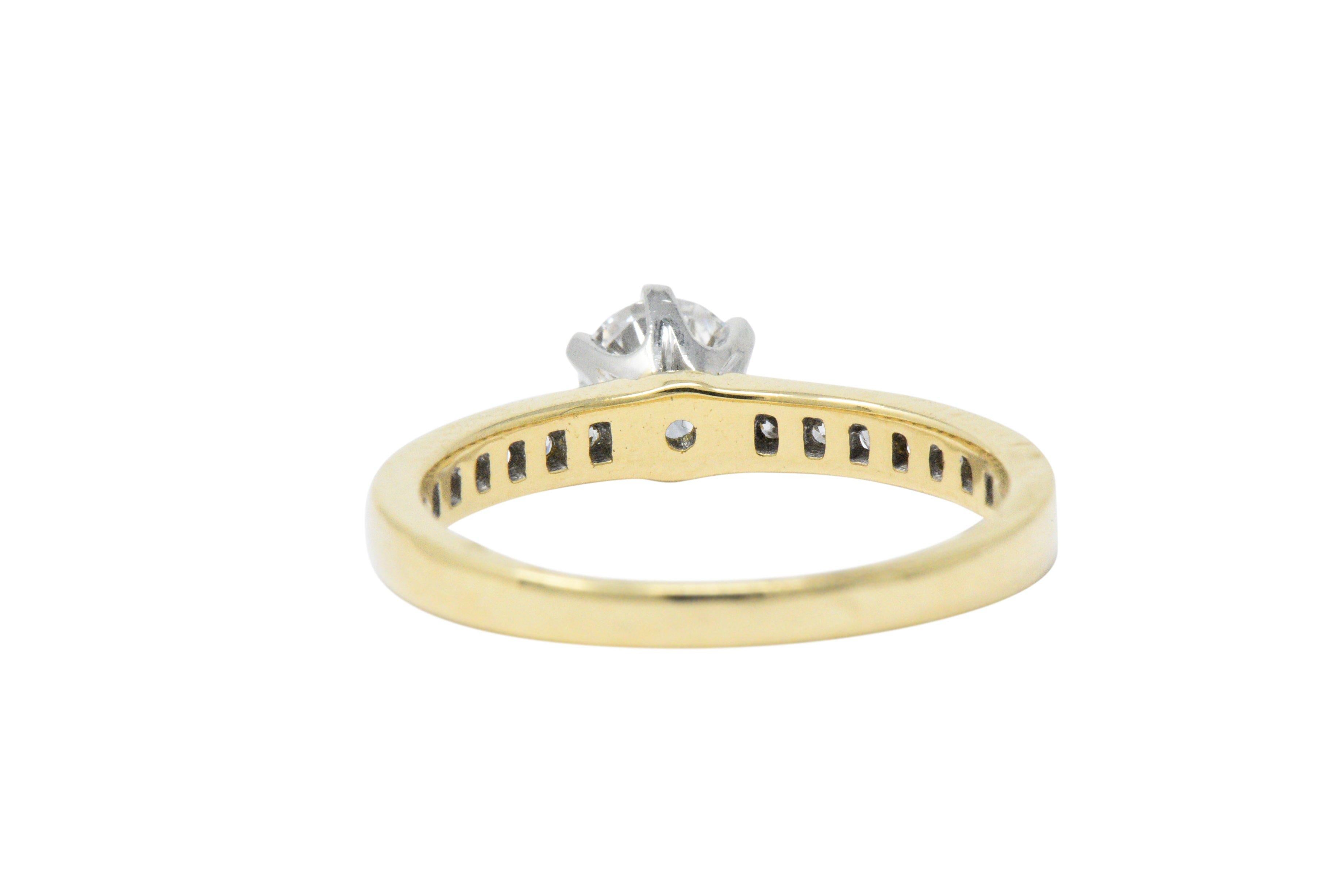 18k gold engagement ring