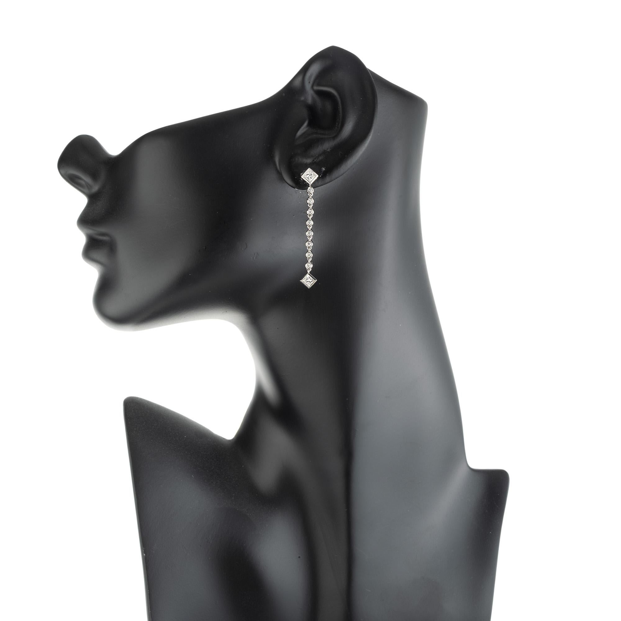 Donna Tiffany & Co. Orecchini Grace in platino con diamante da 0,88 carati in vendita