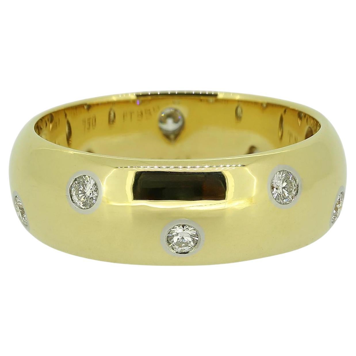 Tiffany & Co. 8mm Diamond Etoile Ring Size S (60)