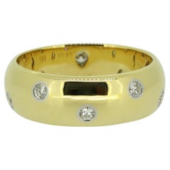 Vintage Tiffany & Co. 8mm Diamond Etoile Ring Size S (60)
