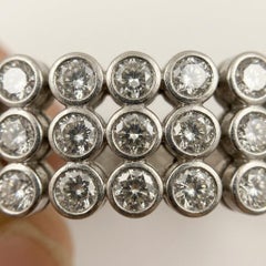 Tiffany & Co. 9 Carat Diamond Platinum Jazz Tennis Bracelet