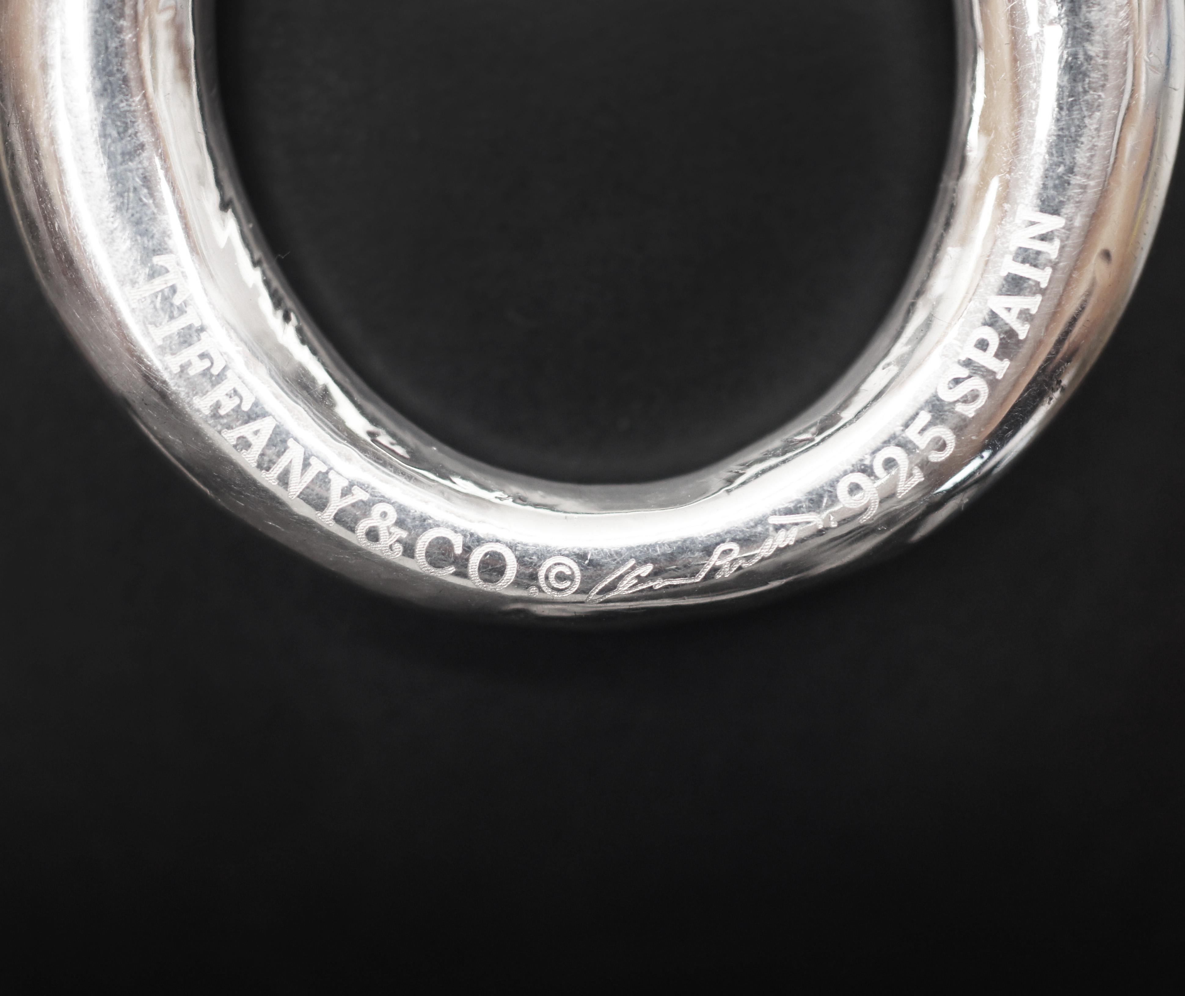 Tiffany & Co. 925 Elsa Peretti Sevillana Pendant In Good Condition For Sale In San Fernando, CA
