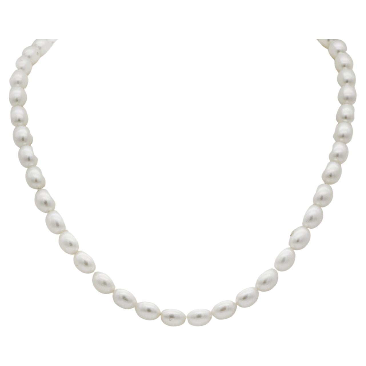 Tiffany & Co. 925 Freshwater Pearl Toggle Necklace
