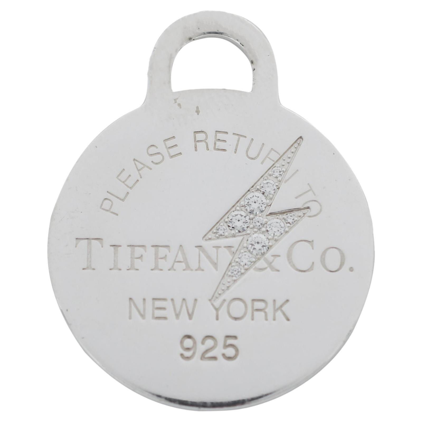 Pendentif en diamant 925 de Tiffany & Co