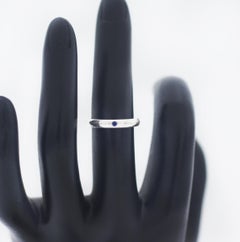 Tiffany & Co. 925 Sapphire Elsa Peretti Stacking Band Ring