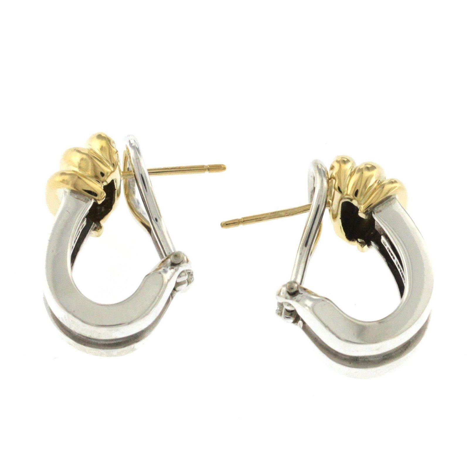tiffany atlas earrings silver