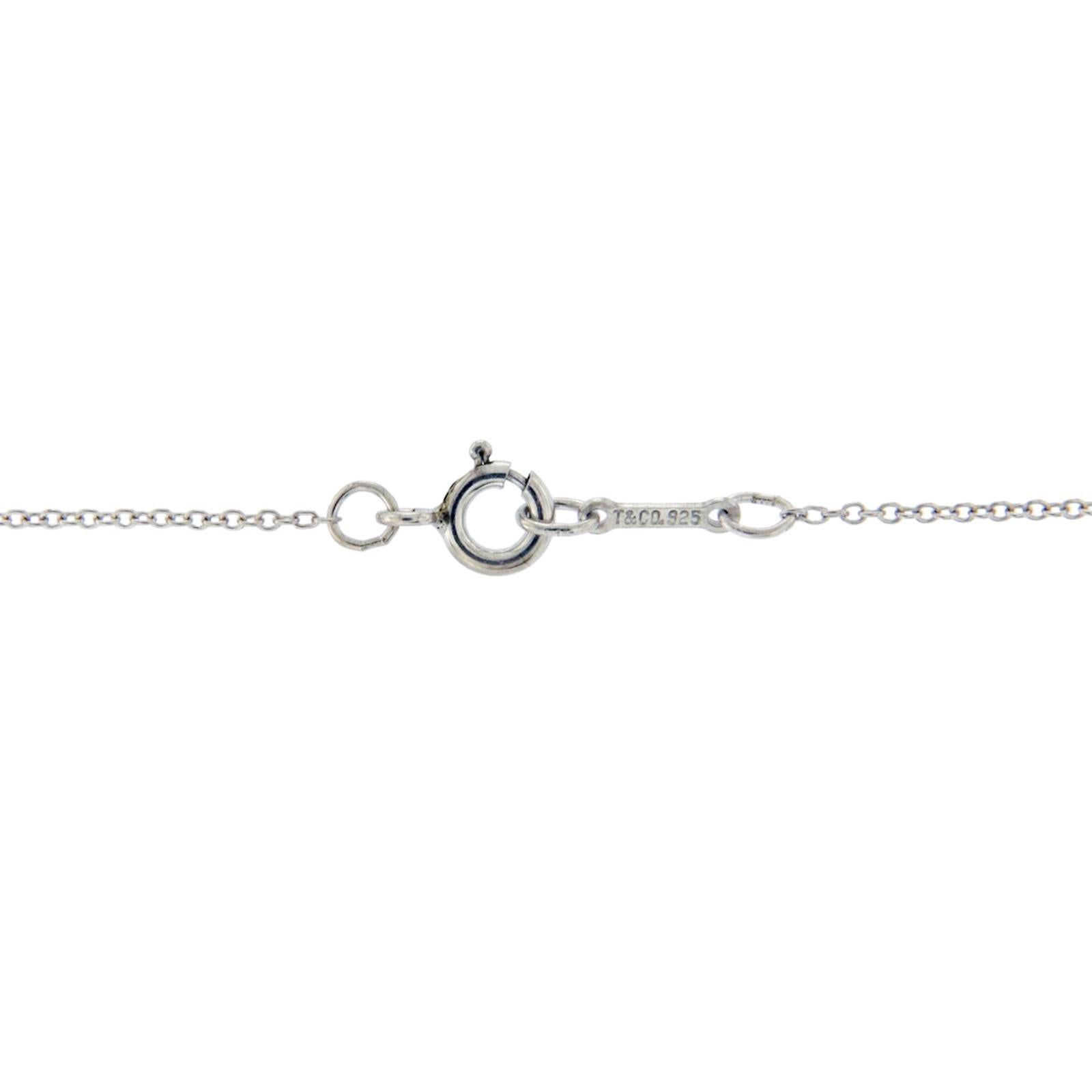 tiffany cross necklace elsa peretti