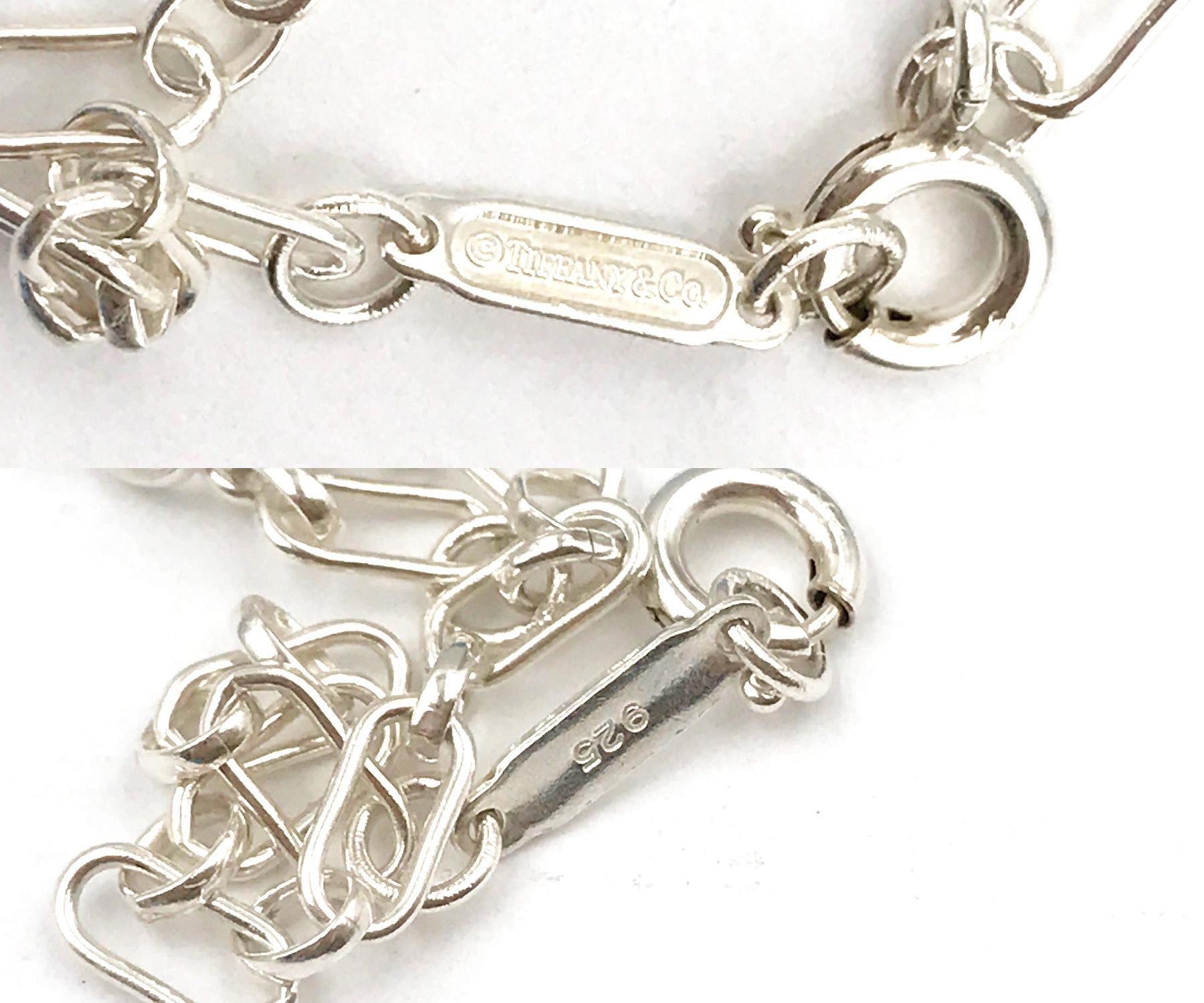 Ciondolo a forma di chiave a margherita grande in argento 925 e diamanti di Tiffany & Co. in vendita 1