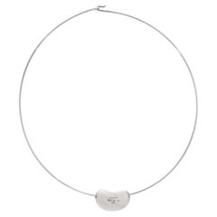 Tiffany & Co. 925 silver necklace from the iconic Elsa Peretti Bean Collection