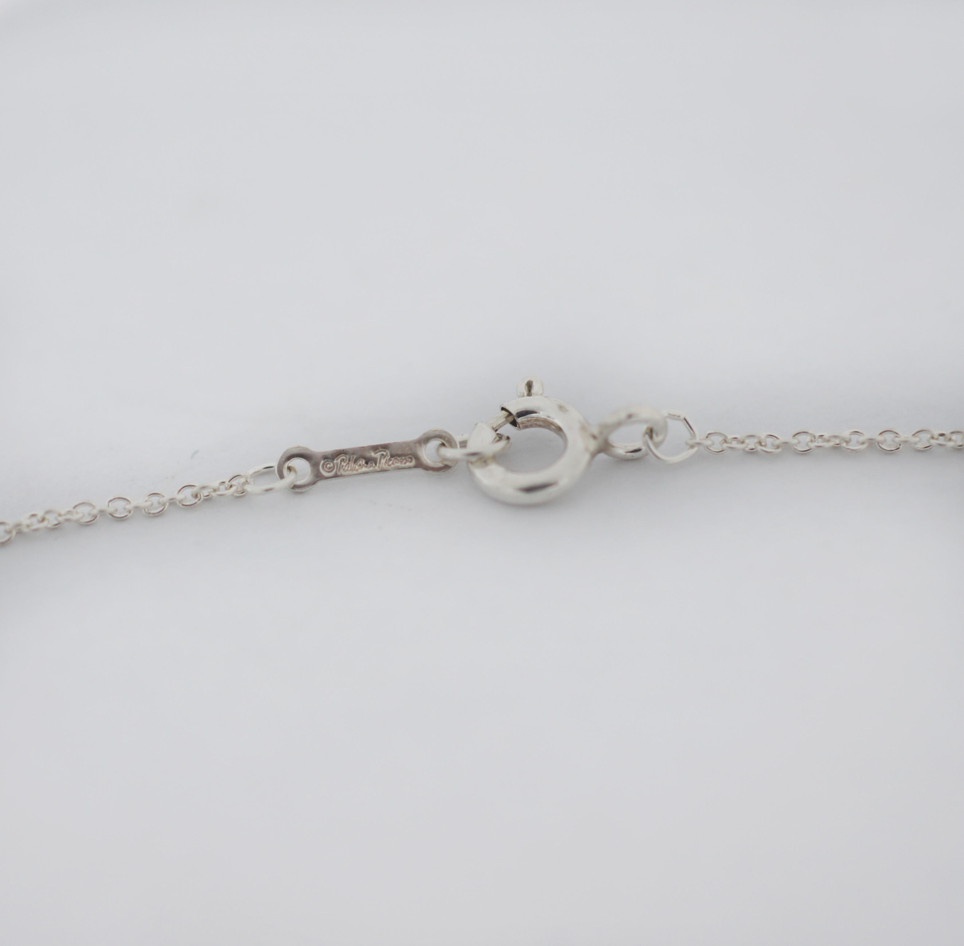 tiffany initial necklace