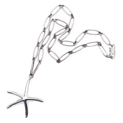 Tiffany & Co 925 Starfish Large Pendentif Chain Necklace