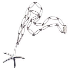 Tiffany & Co 925 Seestern-Halskette mit großem Anhänger