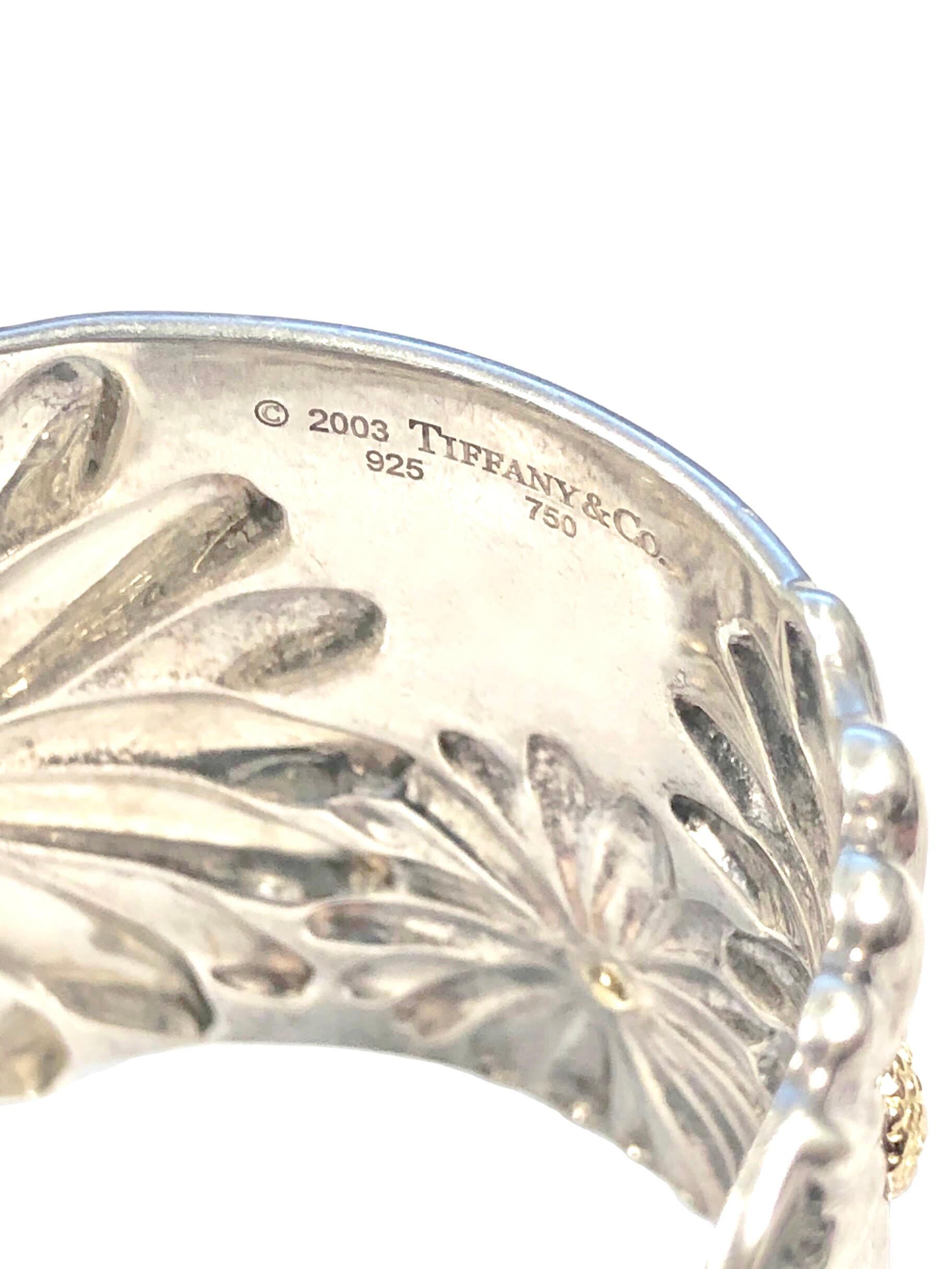 tiffany daisy cuff bracelet
