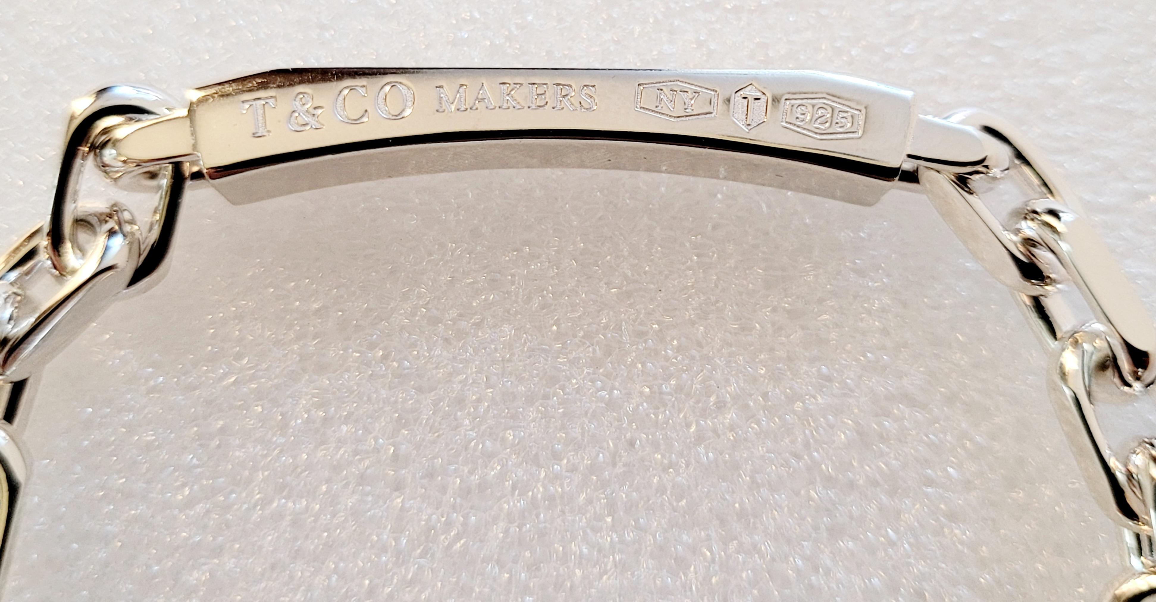 tiffany and co id bracelet