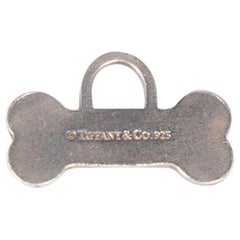 Tiffany & Co. 925 Sterling Silver Bone Tag Charm