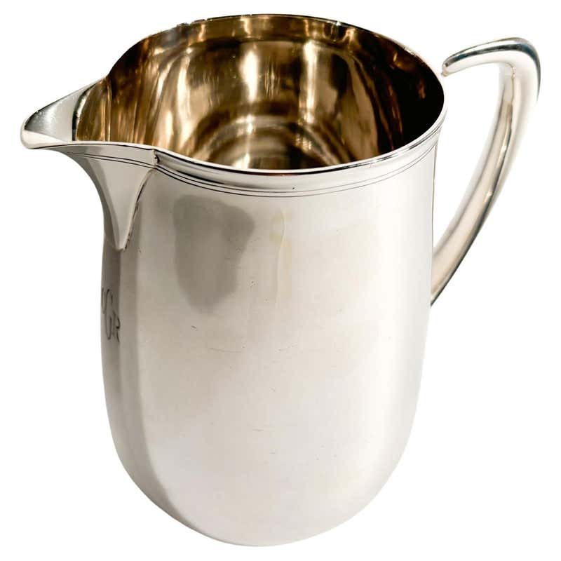1950s Smith Metal Arts Stainless Modern Pitcher Carafe Buffalo NY For ...