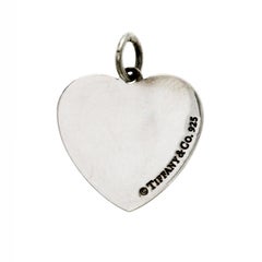 Tiffany & Co. 925 Sterling Silver Heart Love Pendant Charm