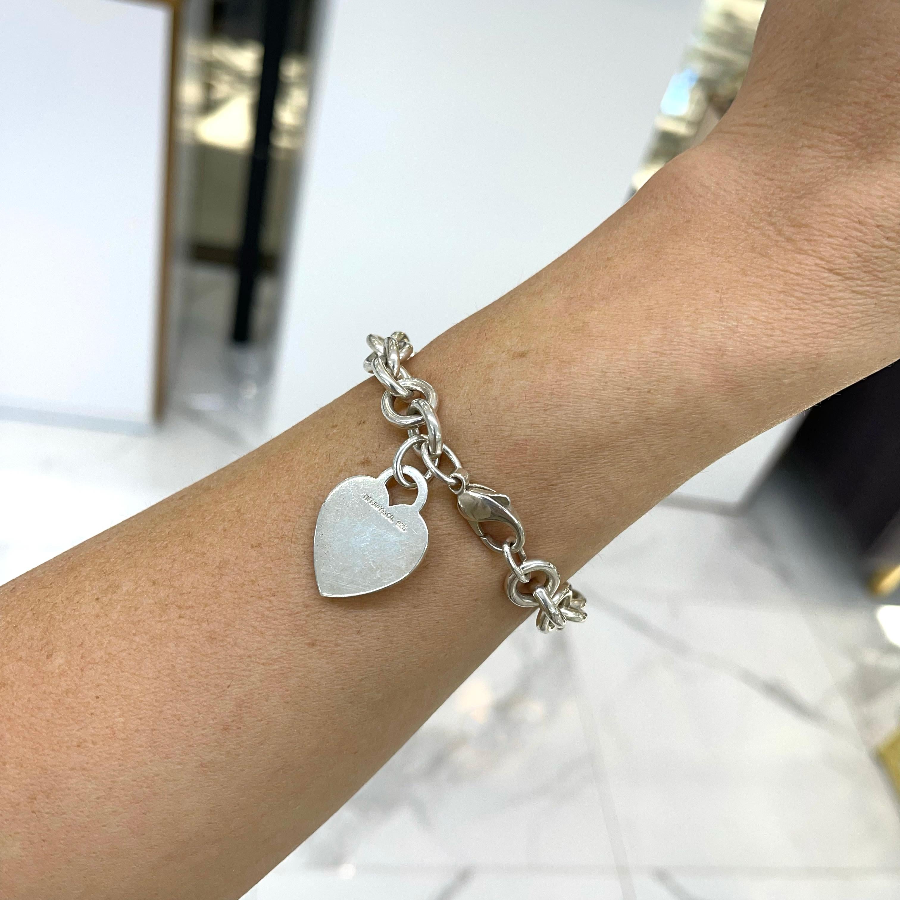 tiffany and co heart tag bracelet