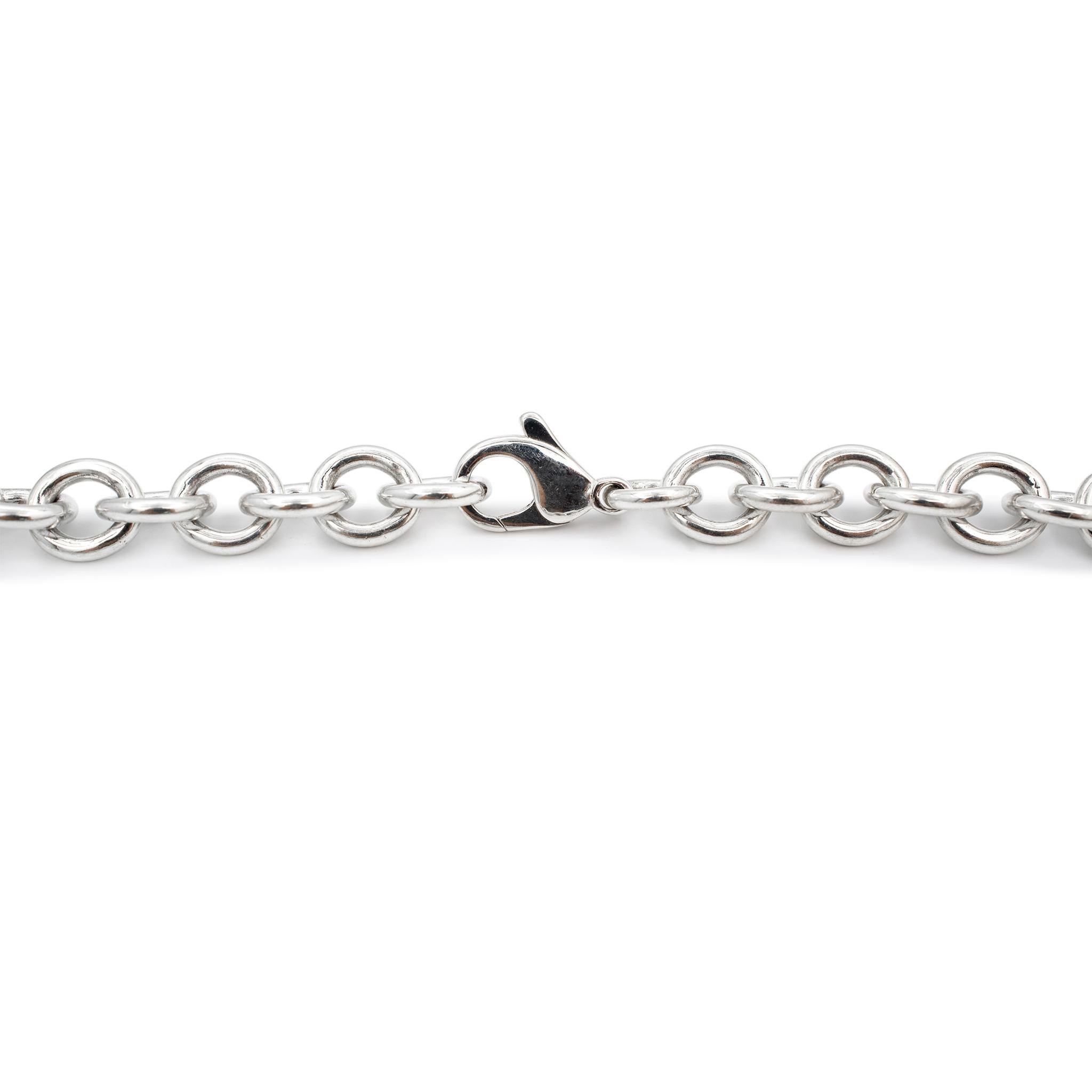 Tiffany & Co. 925 Sterlingsilber I Love You Heart Tag-Anhänger-Halskette 4