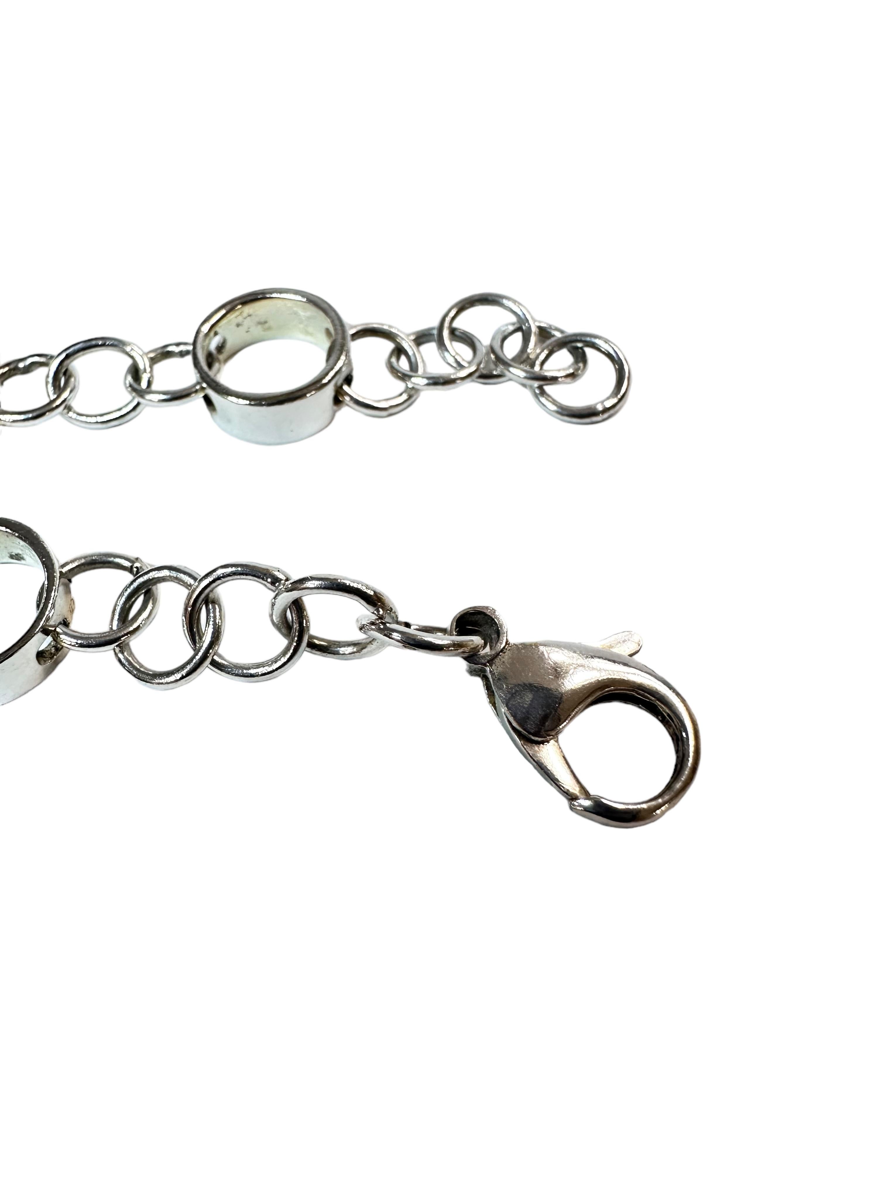 Women's Tiffany & Co. 925 Sterling Silver Interlocking Circle Bracelet