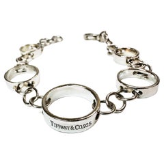 Tiffany & Co. 925 Sterling Silver Interlocking Circle Bracelet