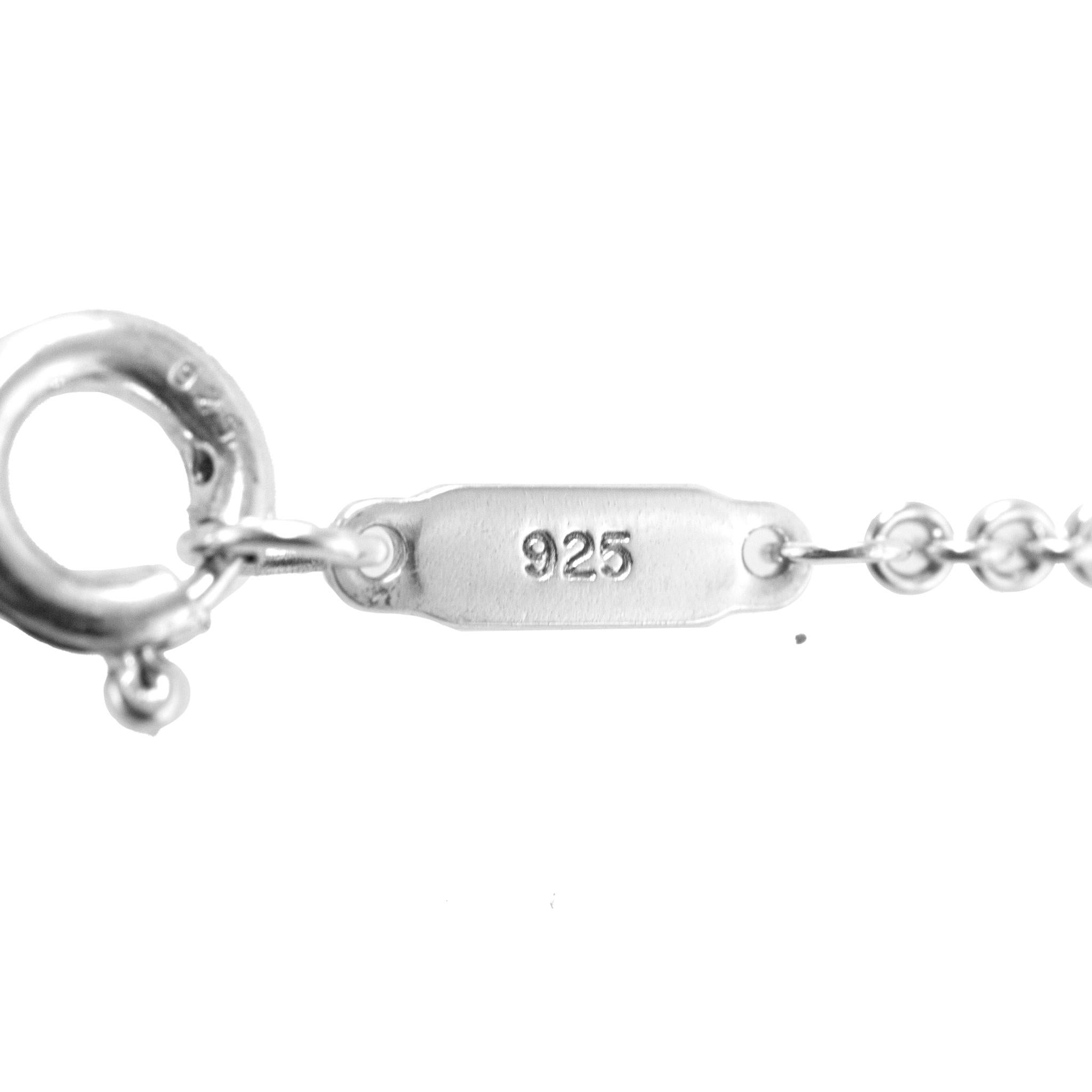 Tiffany & Co. 925 Sterling Silber Multi Circles Lariat Station Halskette im Angebot 4