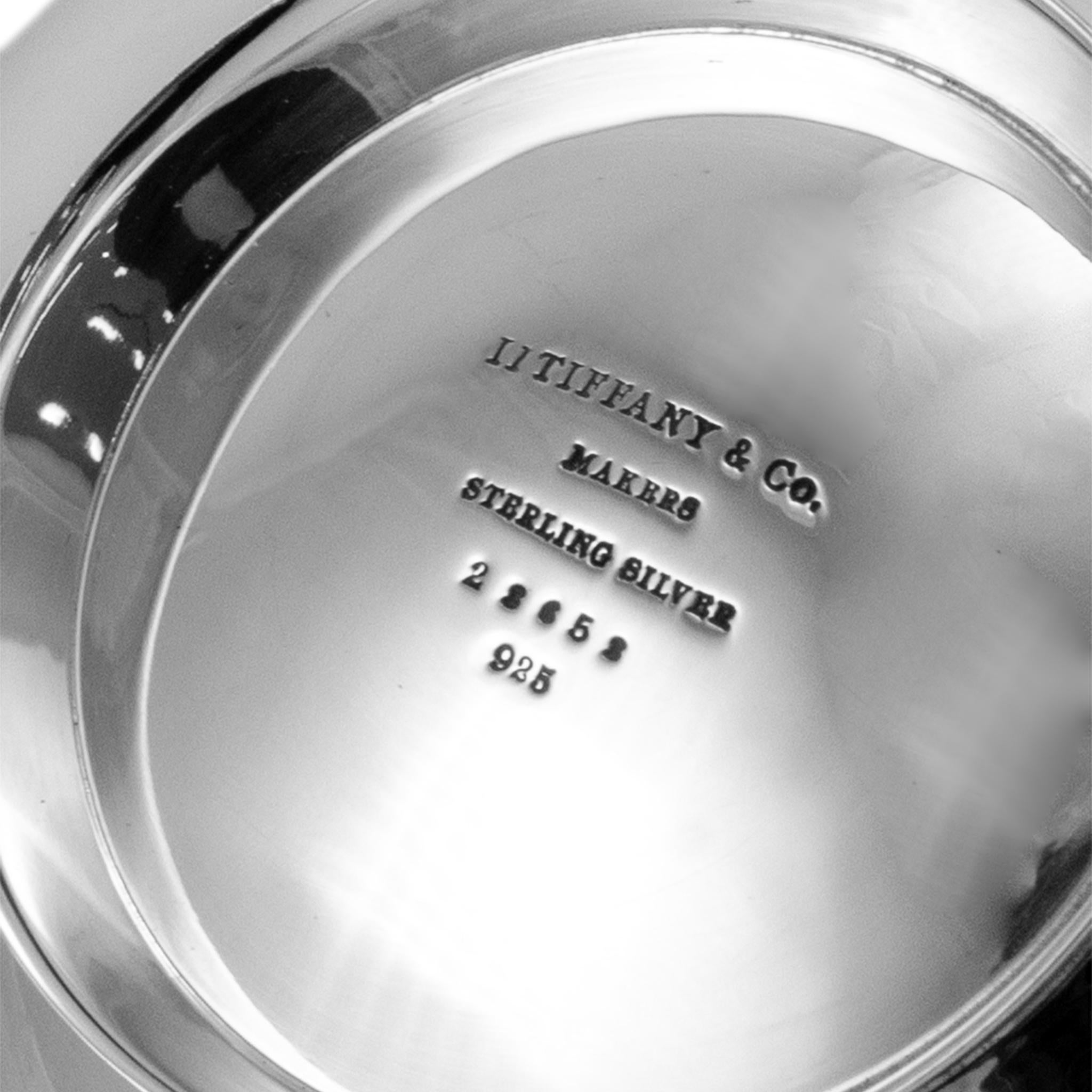 Portacaramelle a forma di dado in argento 925 di Tiffany & Co. In condizioni ottime in vendita a Houston, TX