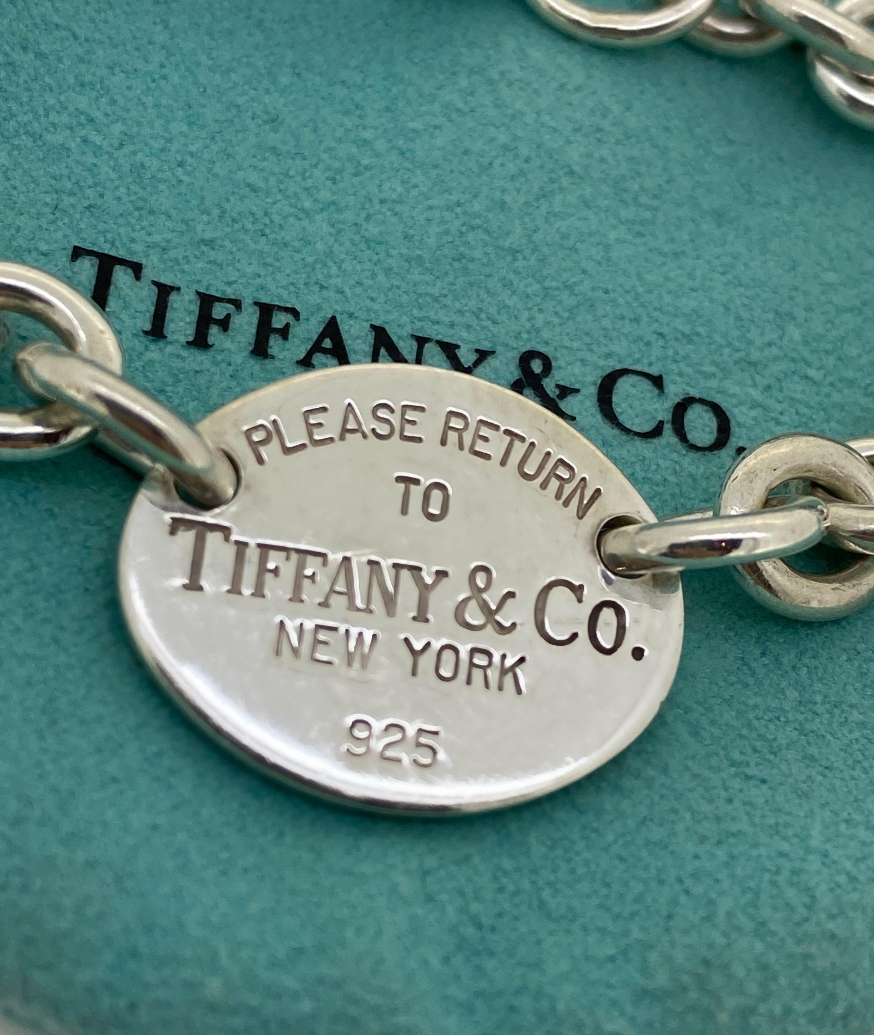 A. Link & Co. in argento 925 Return to Tiffany & Co. 1