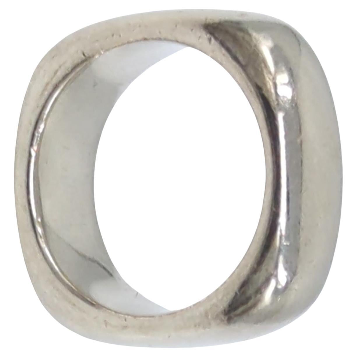 anello tiffany quadrato