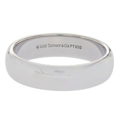 Tiffany & Co. 950 Platinum 1999 Wedding Band Ring