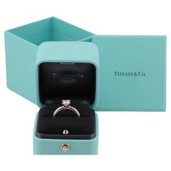 Tiffany & Co. 950 Platinum Engagement Ring with 0.70ct Princess-Cut Diamond