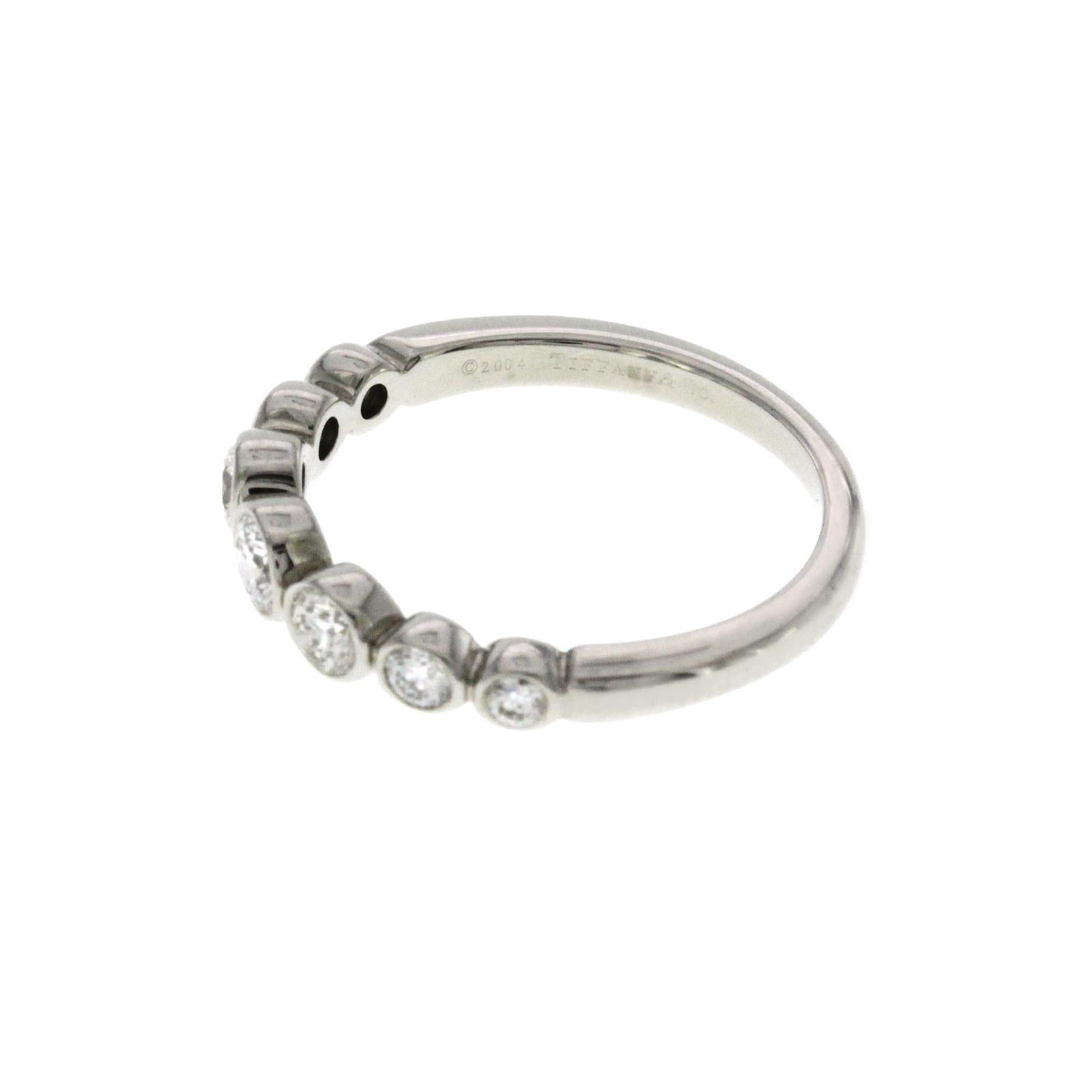 tiffany jazz graduated band ring