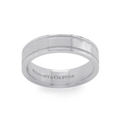 Tiffany & Co. 950 Platinum Wedding Band Ring