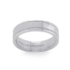 Tiffany & Co. 950 Platinum Wedding Band Ring