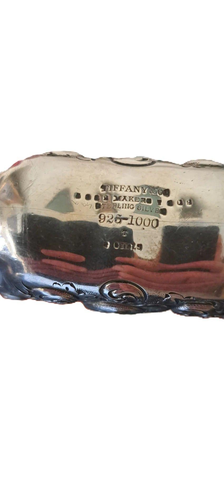 Tiffany & Co. una fiaschetta in argento sterling americana della fine del XIX secolo in vendita 2