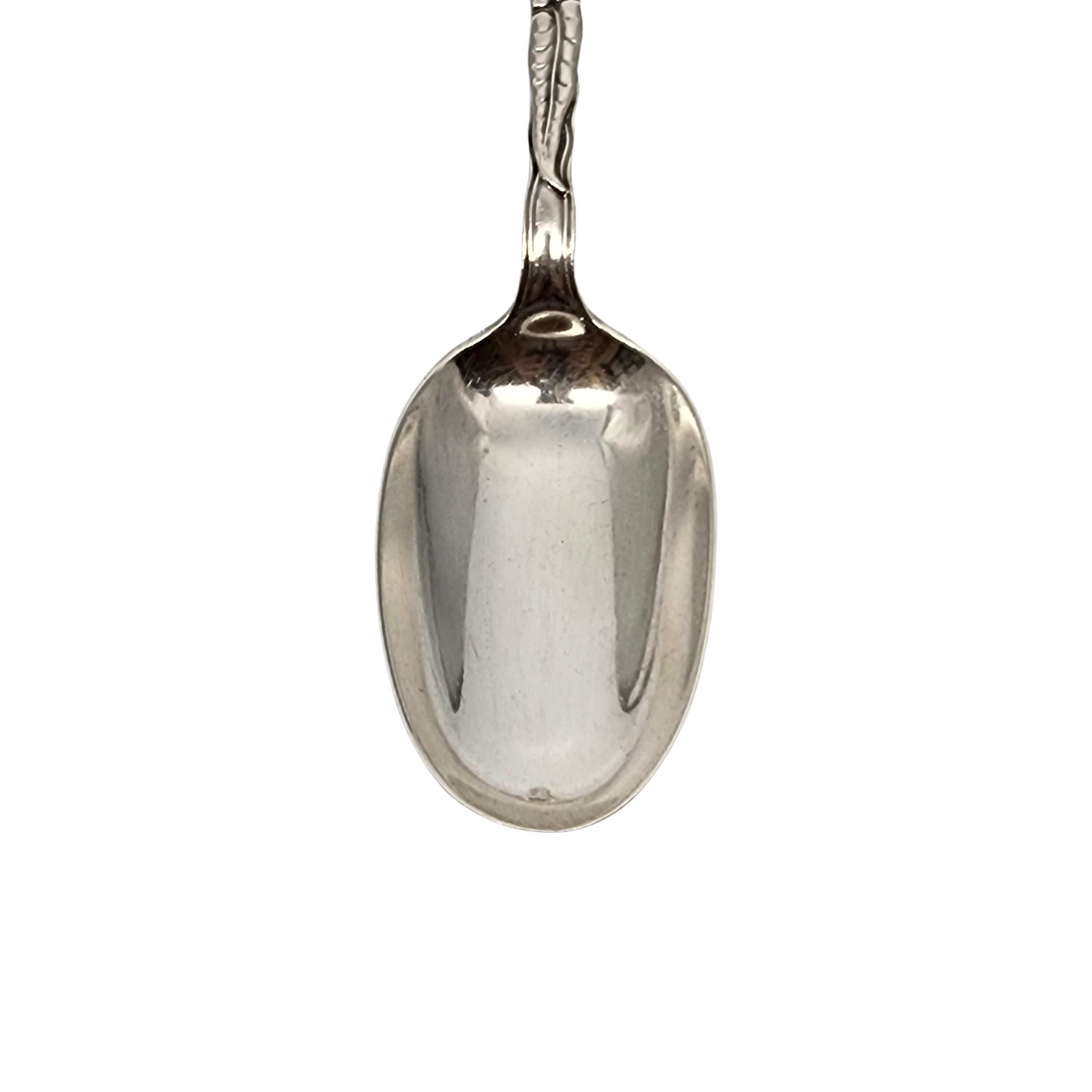 Tiffany & Co Ailanthus Sterling Silver Dessert/Oval Soup Spoon w/mono 7