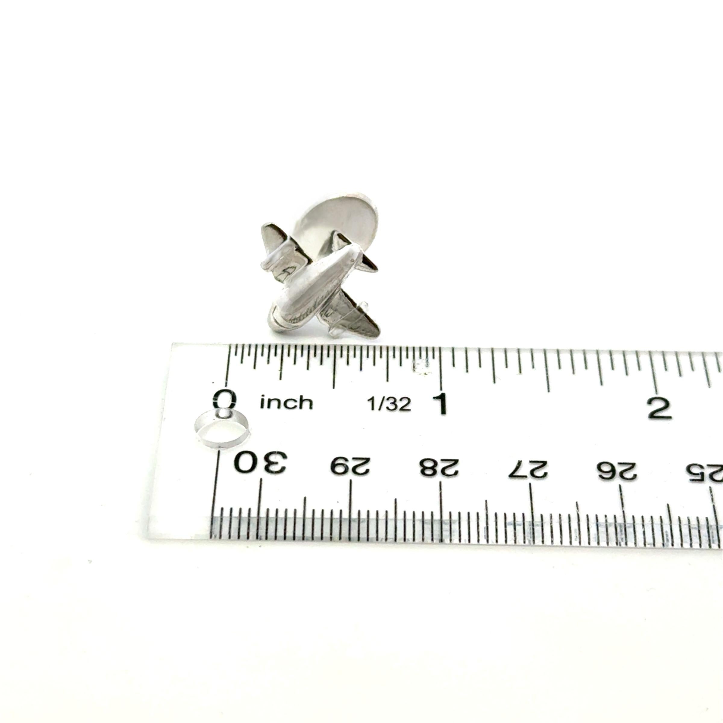 Tiffany & Co Airplane Cufflinks Sterling Silver 9 Grams Estate 7
