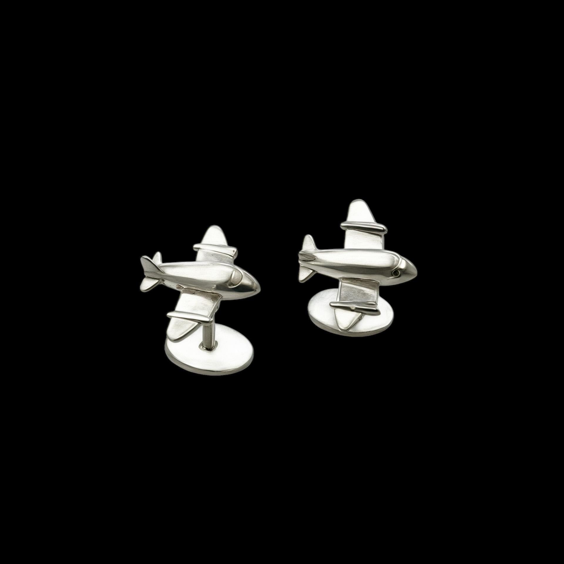 Authentic Tiffany & Co Estate Airplane Cufflinks Sterling Silver 9 Grams TIF919

These cufflinks have been newly polished and look wonderful! 

TRUSTED SELLER SINCE 2002
PLEASE SEE OUR HUNDREDS OF POSITIVE FEEDBACKS FROM OUR